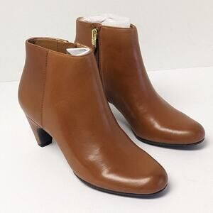 Sam Edelman Michelle Ankle Boots, Brown Leather, Women's 5 M